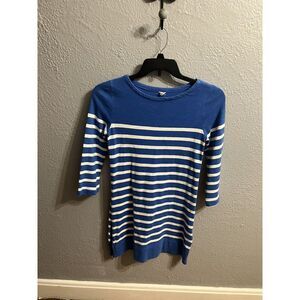 J Crew Size XXS Blue And White‎ Dress
